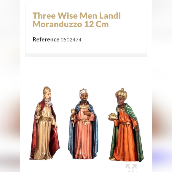 Landi-Moranduzzo Italy, Nativity Set 18th Century style 2 sets, 8 figures - Picture 5 of 14